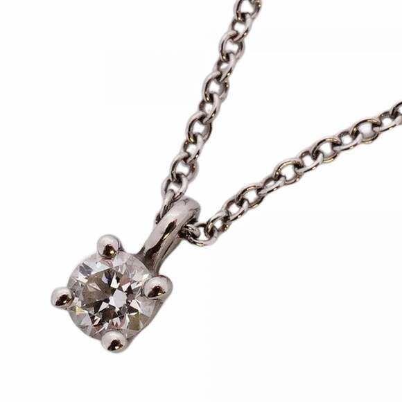 Tiffany & Co. Jewelry - TIFFANY Authentic Silver Diamond Necklace